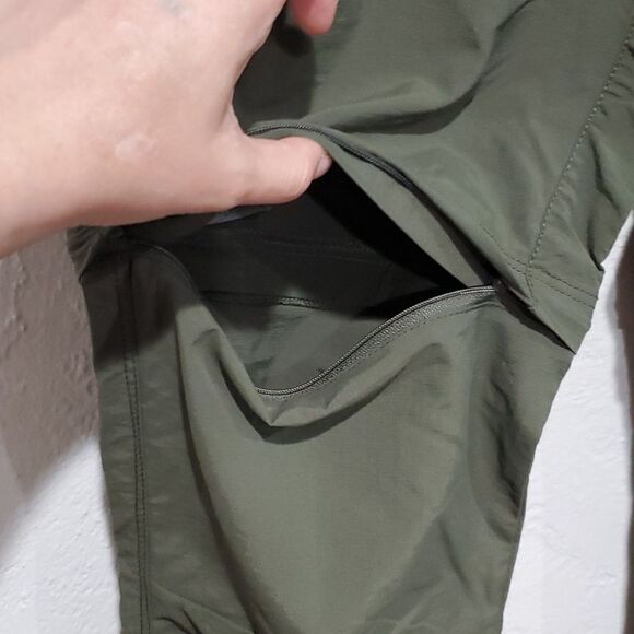 American Outback Hiking Lightweight Convertible Pants/Shorts in Green Size M - Picture 6 of 16